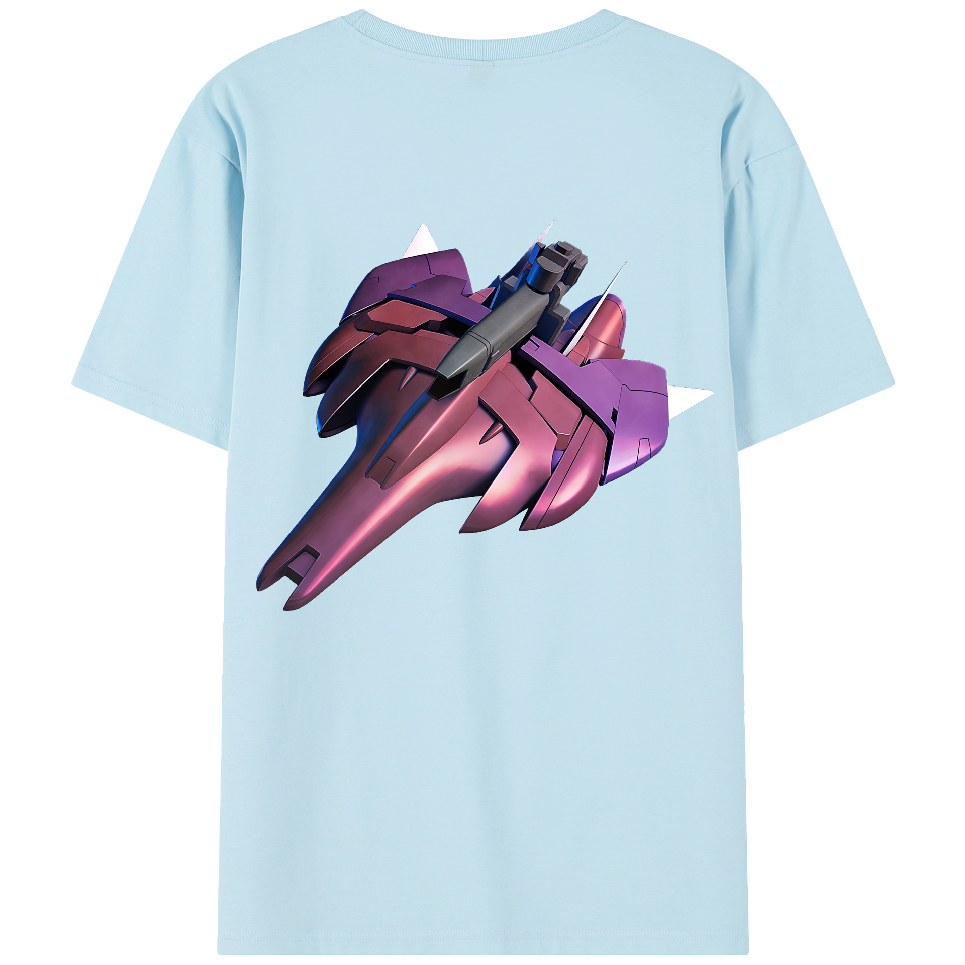 （画像用） 機動戦士ガンダム Mobile Suit Gundam 綿100％半袖Tシャツ（背面プリント）